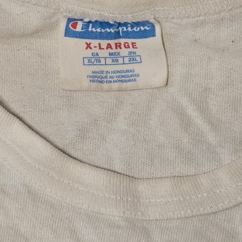 Champion Big C Logo T-Shirt Men's XL White Heritage Jersey‎ Cotton Graphic Tee - Picture 2 of 16